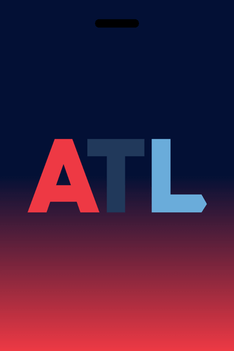 Event badge printed on Entry for City of Atlanta